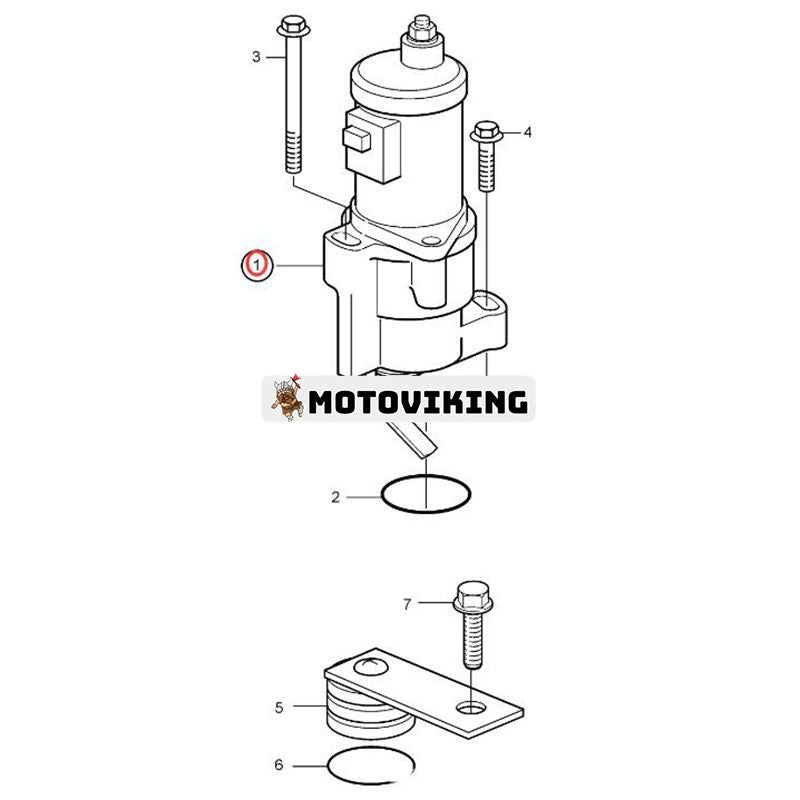 24V magnetventil 21175959 för Volvo Penta Engine TAD520GE TAD530GE TAD531GE TAD722GE TD720GE