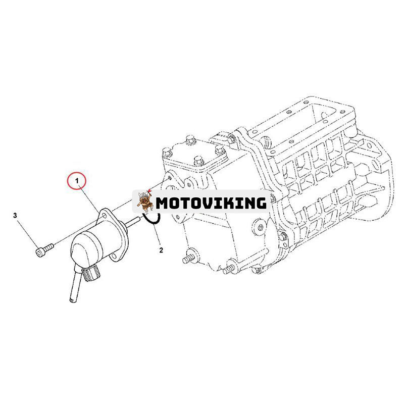 12V avstängningsstoppmagnetventil VOE17271218 för Volvo grävmaskin ECR50D