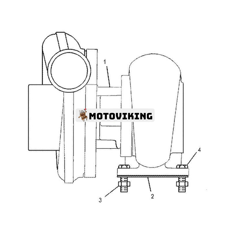 Turbo S3BSL119 Turboladdare 106-7407 0R-6889 för Caterpillar CAT Engine 3306 Grävmaskin 330 330B