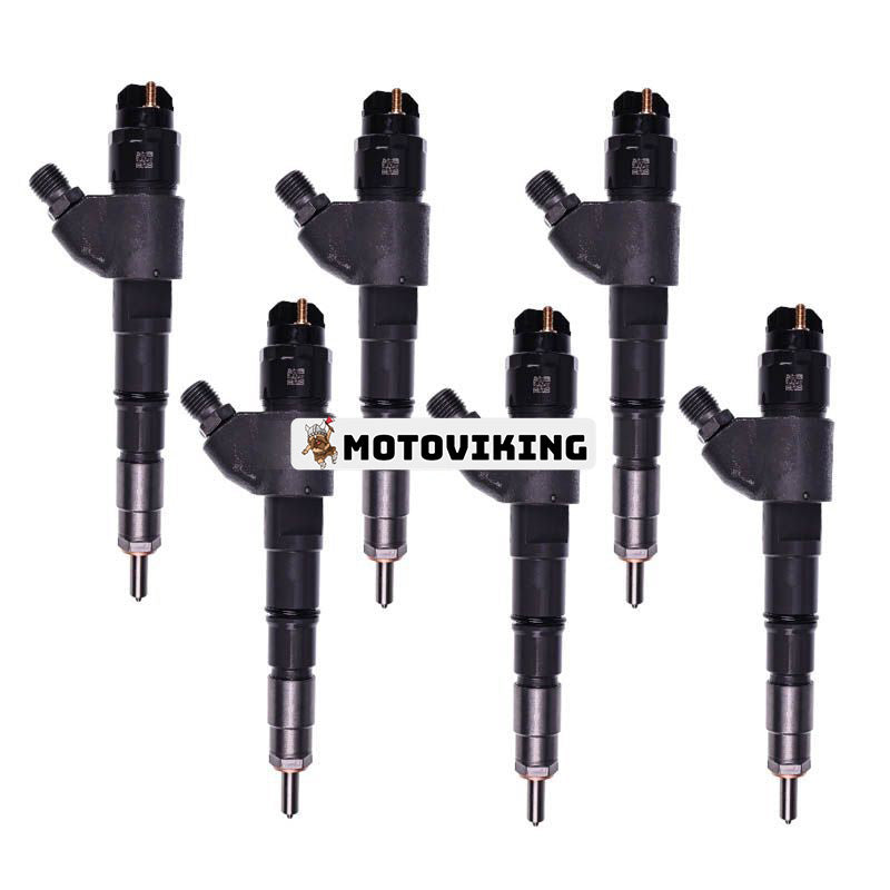 6 delar bränsleinsprutare VOE20798114 för Volvo Engine D5E D6D D7D D7E TAD750VE Grävmaskin EC200D EC210D EC240C EC250D EC290C EC300D