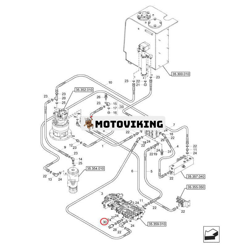 Trycksensor 31Q4-40830 för CASE hjullastare 1221F Grävmaskin CX57C CX60C