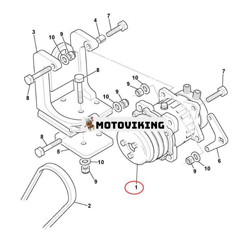 SD7H15 12V A/C Kompressor 477/42400 för JCB Traktor FASTRAC 2115 2125 2135 2150 3220 3185 3190 2125ABS 8250