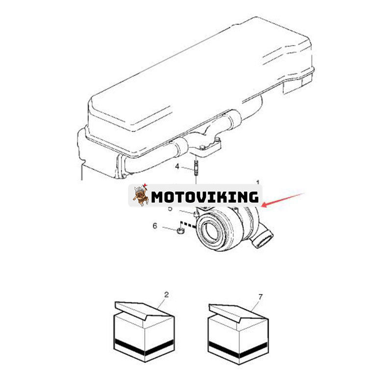 Turbo HX55 Turboladdare 8148873 4049338 för Volvo Engine D12C D12A Lastbil FH FH12 FL12 FM12