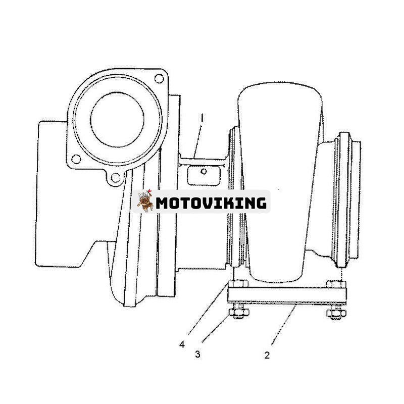 Turbo S4TS507 Turboladdare 9Y-9198 för Caterpillar CAT Engine 3406 3406B 3406C Generator SR4