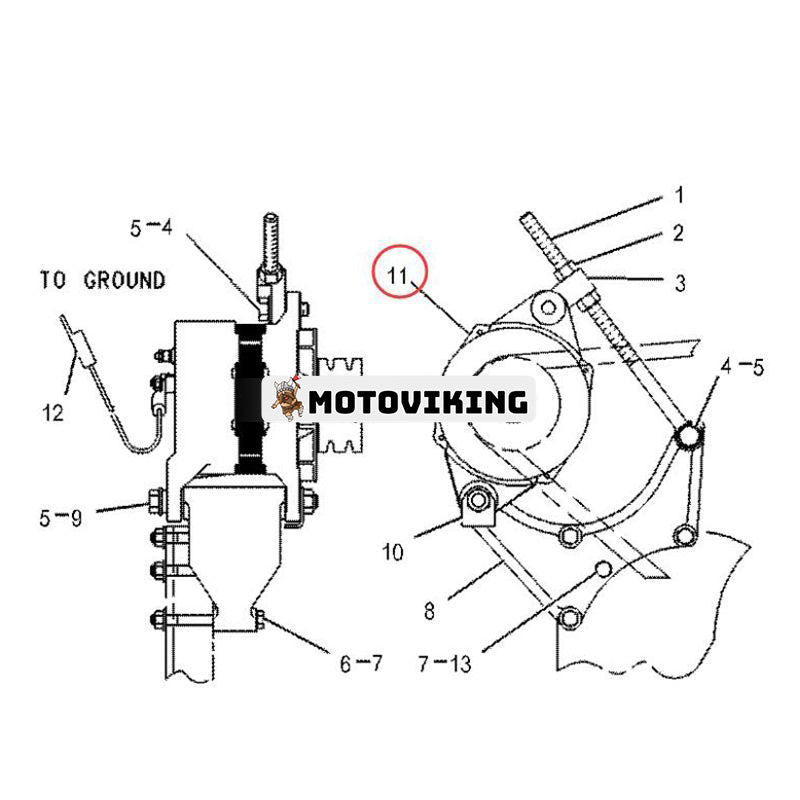 24V Generator 107-7977 132-2156 för Caterpillar CAT Engine 3116 C9 Grävmaskin 320B 325B 330B 345B L 350 365B