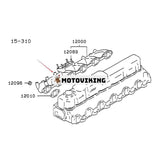 Avgasgrenrör VAME088908 för Mitsubishi Engine 6D34 Kobelco Grävmaskin SK200 SK200-6 SK210LC SK235SR