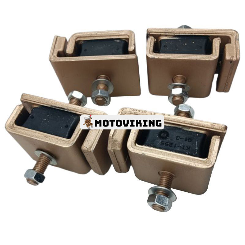 4 ST Motorkudde Gummi RC417-42990 för Kubota Grävmaskin KX91-3 KX91-3S U35 U35-3 U35S U35-3S