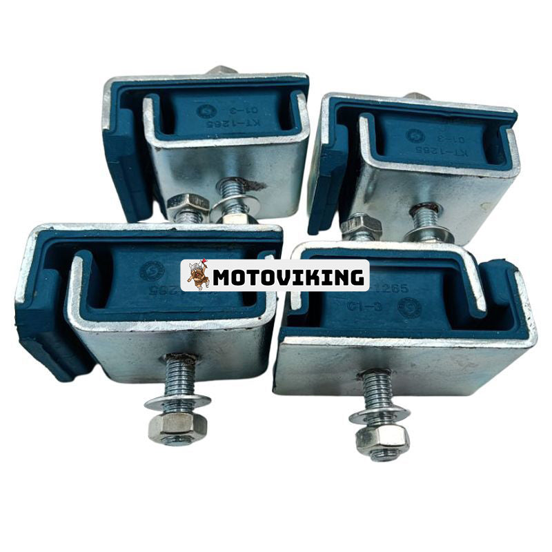 4 ST Motorkudde Gummi RC417-42990 för Kubota Grävmaskin KX91-3 KX91-3S U35 U35-3 U35S U35-3S
