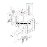 Kylare 11N8-40213 11N8-45070 för Hyundai Grävmaskin R305LC-7 R290LC-7