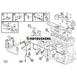 Kontrollpanel ECU VOE22417693 för Volvo Engine D4D Grävmaskin EC140B