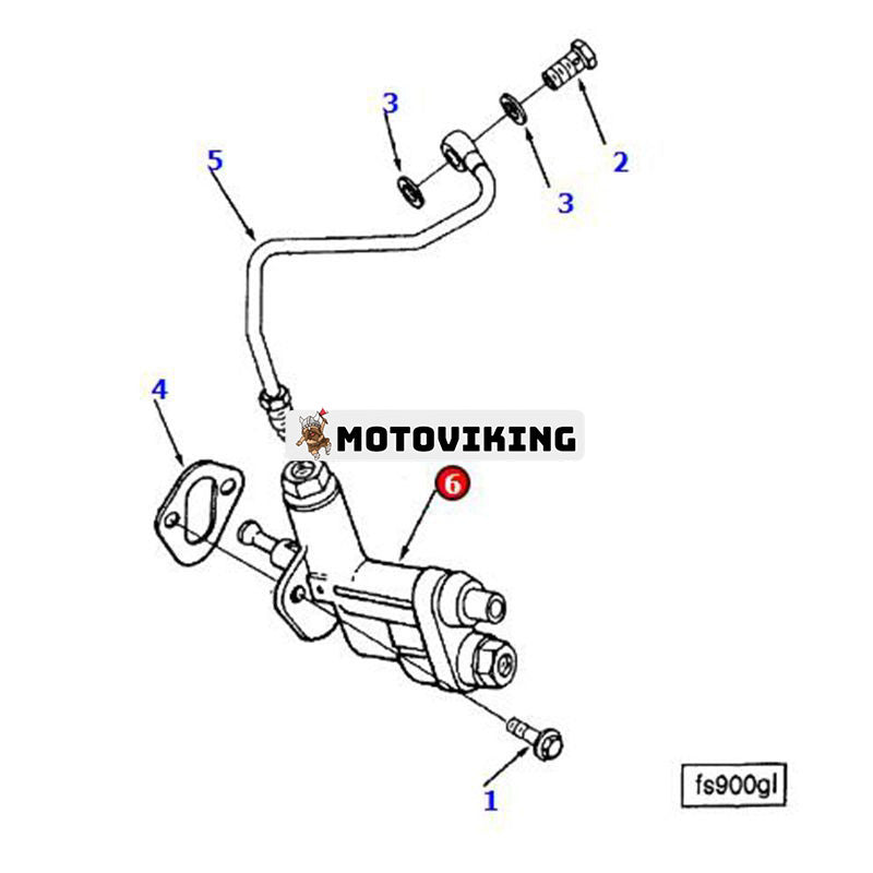 Bränslelyftpump 6733-71-6510 för Komatsu Engine SA6D114-1 SA4D102E-1 Hjullastare WA420-3 WA420-DZ-3 WA320-3