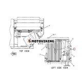 A/C kondensorkärna 105-9343 för Caterpillar CAT grävmaskin 307 307B