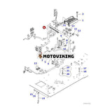 Ledningsnät 207-06-71211 för Komatsu grävmaskin PC360-7 PC300-7 PC350LC-7 PC300LL-7L PC300HD-7L