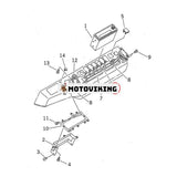 Konsol ledningsnät 20Y-06-25140 20Y-06-23880 för Komatsu Grävmaskin PC100-6 PC120-6 PC130-6 PC200-6 PC210-6 PC300-6 PC400-6