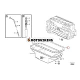 Oljetrågspackning VOE20460022 för Volvo BL60 BL61 BL71 EC135B EC140B EC160C EC180B EC200B EC210C EC220D EC235C EC235D