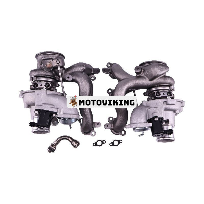 LH & RH Turbo RHF5 Turboladdare 302370 302369 för Maserati M156 M157 321.MA1T14 Motor Ghibli Quattroporte Levante Q4 V6 3.0L
