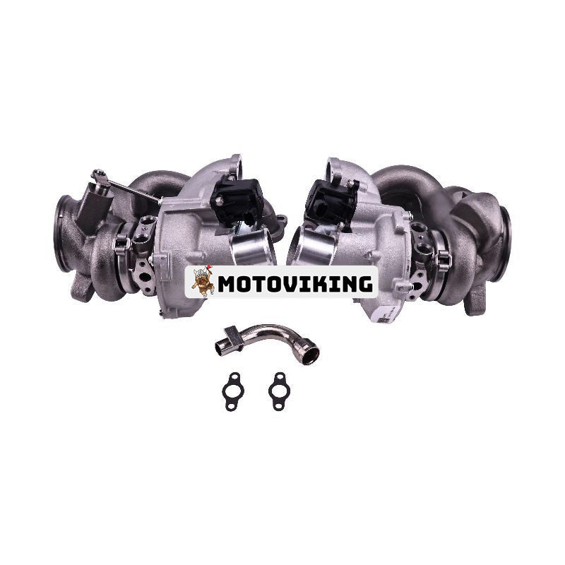 LH & RH Turbo RHF5 Turboladdare 302370 302369 för Maserati M156 M157 321.MA1T14 Motor Ghibli Quattroporte Levante Q4 V6 3.0L