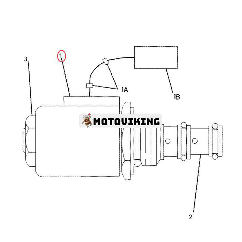 Solenoidspole 8C-5576 för Caterpillar CAT traktor D5H D8N Hjullastare 918F 924F 928G