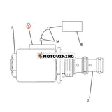 Solenoidspole 8C-5576 för Caterpillar CAT traktor D5H D8N Hjullastare 918F 924F 928G