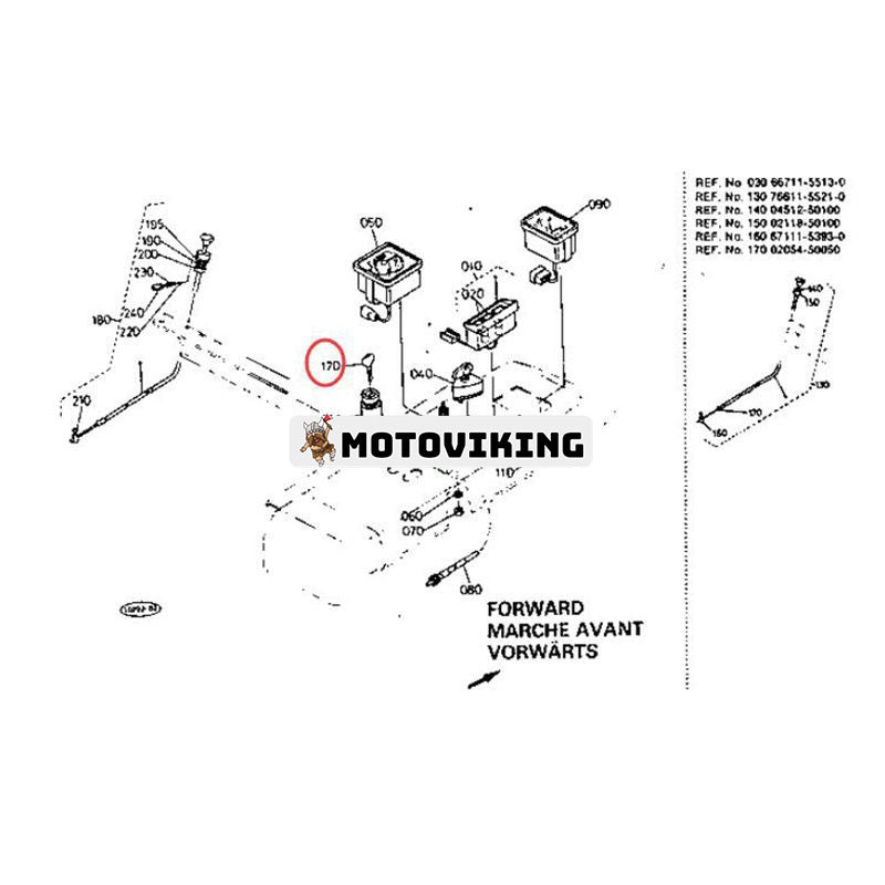 5 ST 373 Tändningsnyckel 55364-41180 för Kubota Tractor F2000 F2100 F2100E F2400 FZ2100 FZ2400