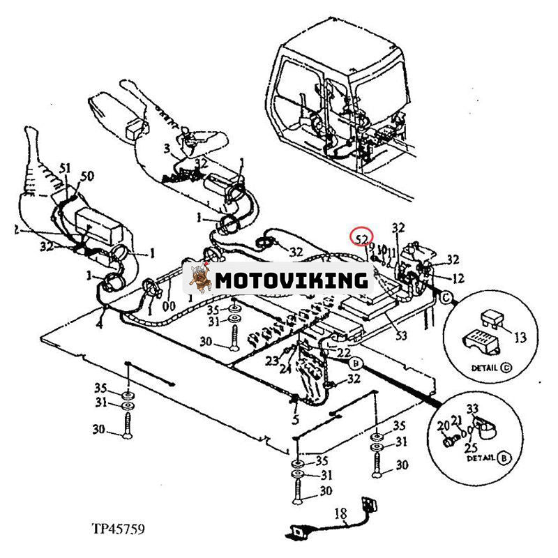 ECU-enhet Motorkontroll 9109826 AT159414 för John Deere grävmaskin 790ELC