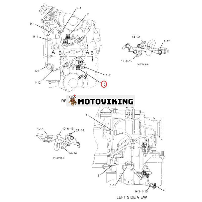 Magnetventil 198-1515 för Caterpillar CAT Engine C9 Grävlastare 420D 430D 432D 442D 446D Hjullastare 902 906 908