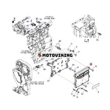 ECM elektronisk styrmodul 492-17-76 för Komatsu Engine SAA6D114E-3A