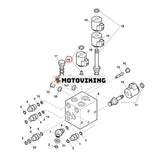 Magnetpatronventil AN374638 för John Deere 640D 645FD 740D 740FD S430 S440 S680 S685 S690 S780 S785 S790