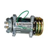 24V SD7H15 A/C-kompressor 1433064H91 för Komatsu Motor Väghyvel GD750A-1 GD650A-2B GD530A-2A GD670A-2A 870B 830