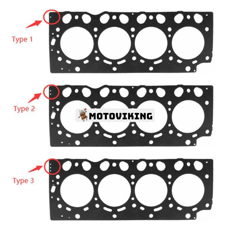 Topplockspackning 04289406 04289407 04289408 för Deutz Engine BF4M2012