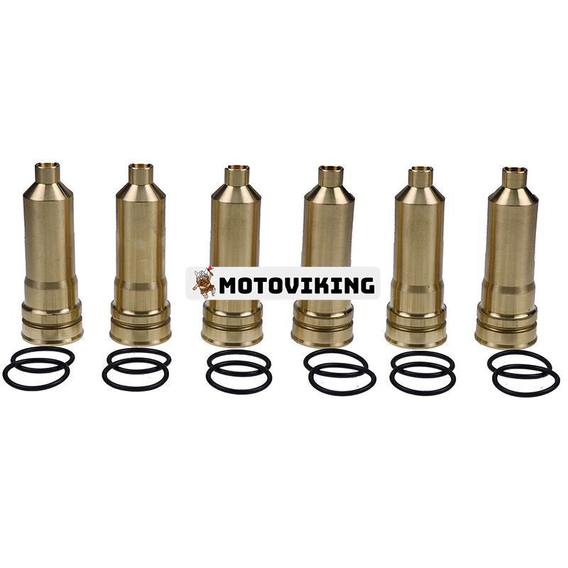 6PCS Injektorhylsa 8-97606661-0 för Isuzu Engine 6HK1 Hitachi Grävmaskin ZX200-3
