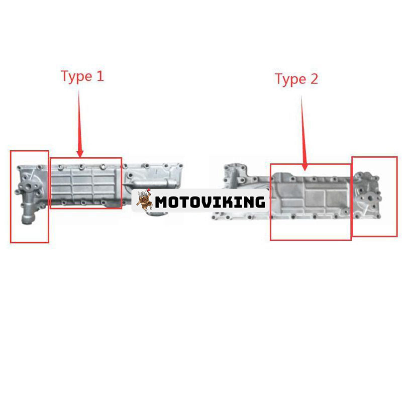 Oljekylskåpa 8944496450 för Isuzu Engine 4BD1 Hitachi Grävmaskin EX100 EX120