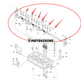 Vipparm Assy 129004-11650 för Yammar Engine 4TNE88