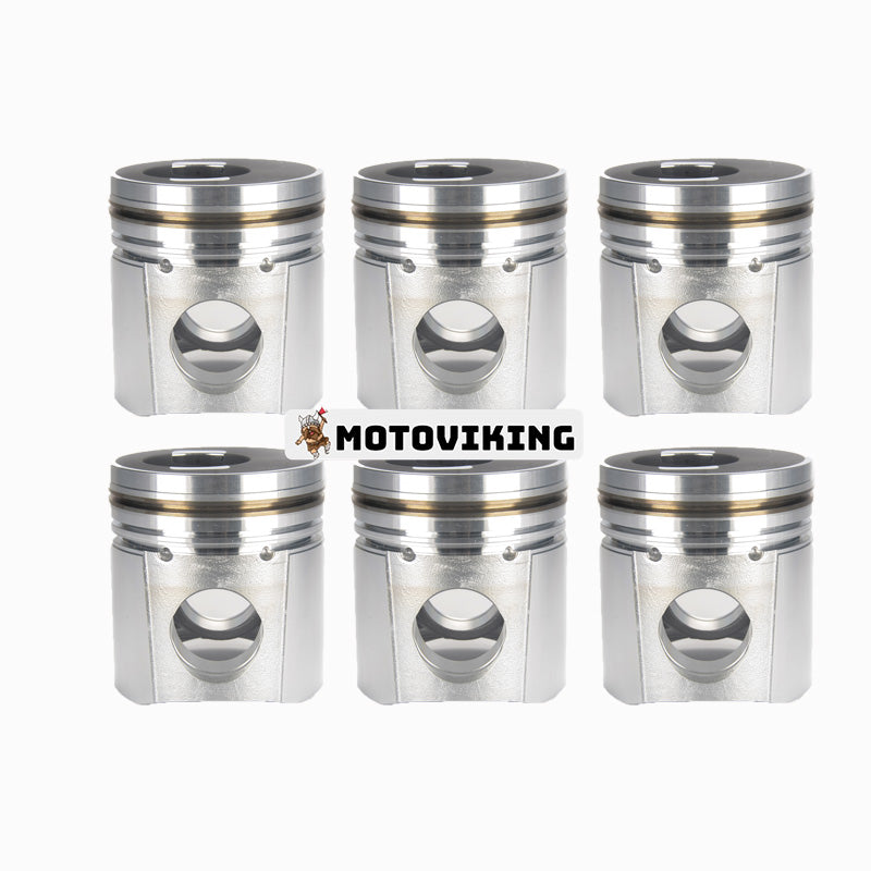 6PCS kolv 3917707 för Cummins Engine 6CT 6CTAA 6CT8.3 6CTAA8.3