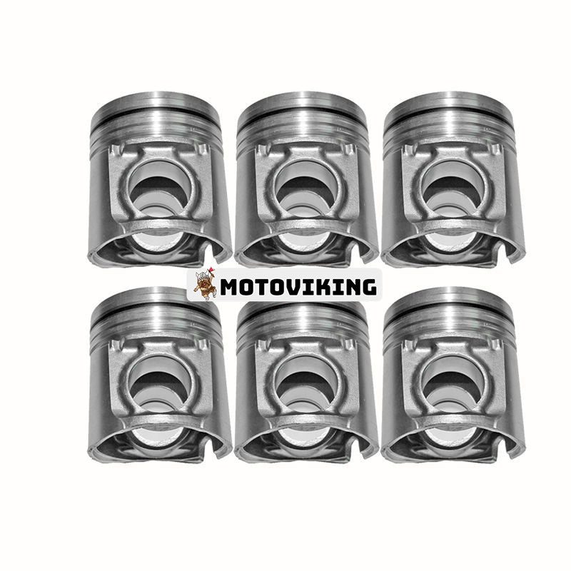 6PCS kolv 3926963 för Cummins Engine 6C8.3 6CT 6CT8.3 QSC8.3 6CTAA