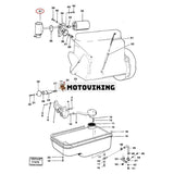 Oljekylare VOE4804681 för Volvo Engine TD45B TD30A D45A D42A Lastare 646 6300 616B EL70 4200B 4300B L50 L70