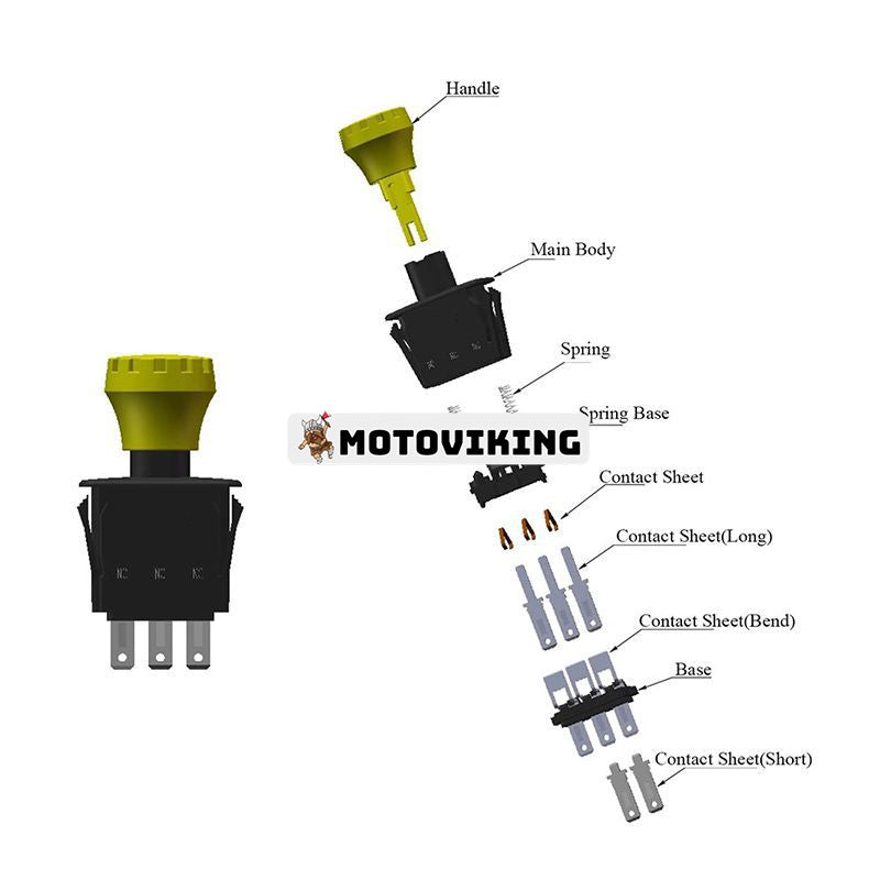 PTO Switch LVA21438 AM127393 AM124140 för John Deere Sabre Scotts Delta GT LX SST LT GX HV 425 435 445 2048HV S2554 Grästraktorer