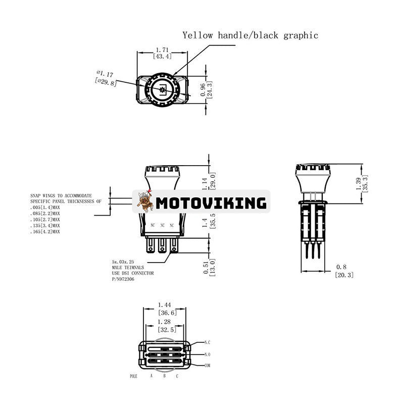 PTO Switch LVA21438 AM127393 AM124140 för John Deere Sabre Scotts Delta GT LX SST LT GX HV 425 435 445 2048HV S2554 Grästraktorer