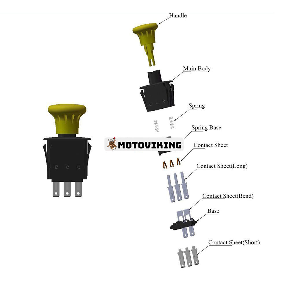 PTO Switch K3011-62301 K301162301 430-210 116–0124 för Exmark Next Lazer Z Toro Z Master G3 Serial