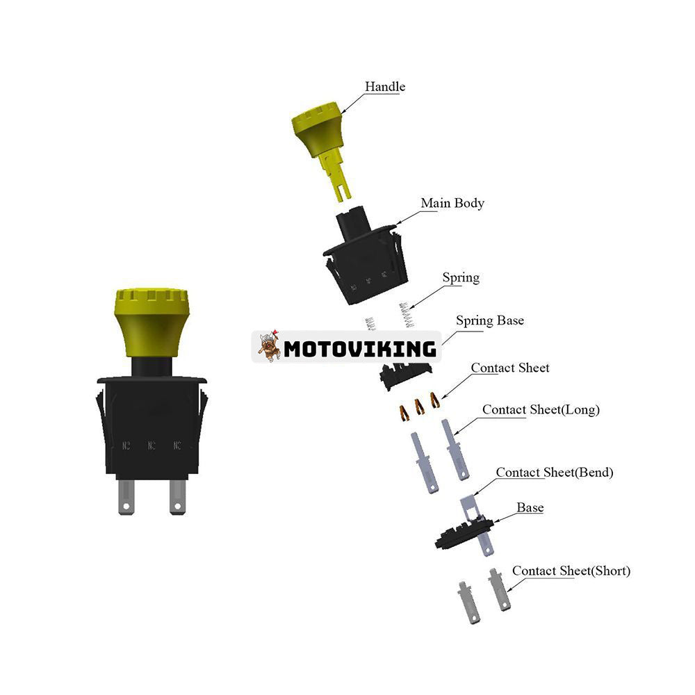 PTO Switch 430-205 430205 för Stens Delta