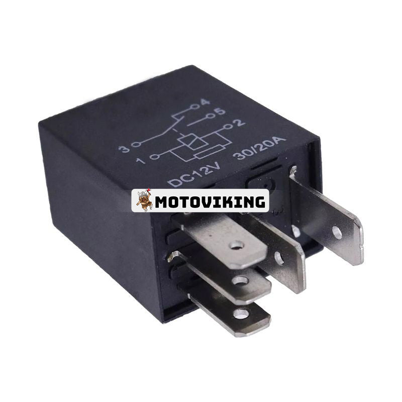 12V 30A/20A 5 Pins Relä 332201107 140258111 8X0951253 JD1926 JD1926A för BMW 335i 550i Volkswagen Atlas Jetta Passat Audi A1 Q2 Q3 E Mercedes-Benz CL500CL CL500 CL