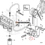 Fuel Transfer Lift Pump 21193376 för Volvo Penta Engine D5A-T D5A-TA D7A-T D7A-TA