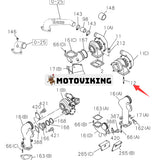 Turboladdare Stud 1093001010 för Hitachi