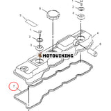 Ventilkåpspackning 139-7923 för Mitsubishi 4M40 CAT 305.5 306 307B 307C 307D 308C 308D Grävmaskin