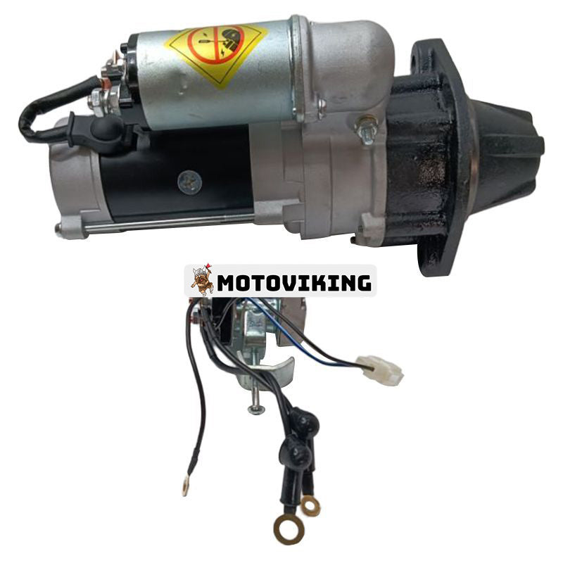 24V 11T Startmotor 600-813-4421 för Komatsu Engine 6D95 S4D95L-1 Grävmaskin PC120-6 PC100-6 PC200-5 PC210-6 PC220-6