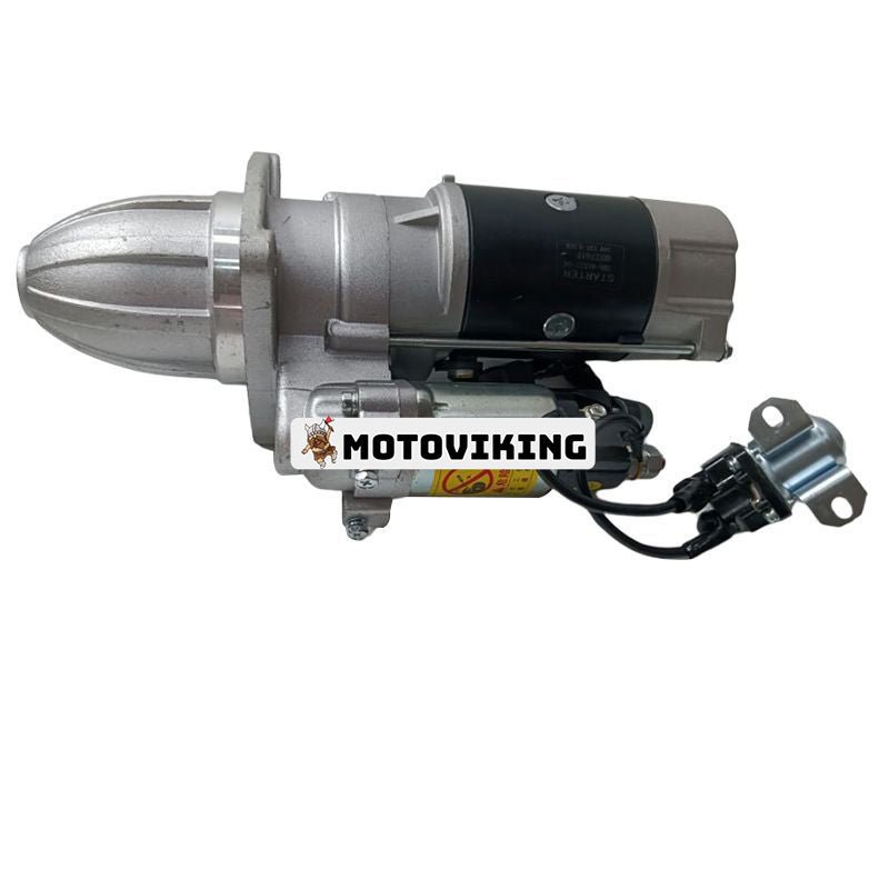 24V 13T Startmotor 0-23000-1231 600-813-3390 för Komatsu Engine S6D105-1 Hjullastare WA200-1 WA250-1 WA300-1 WA320-1