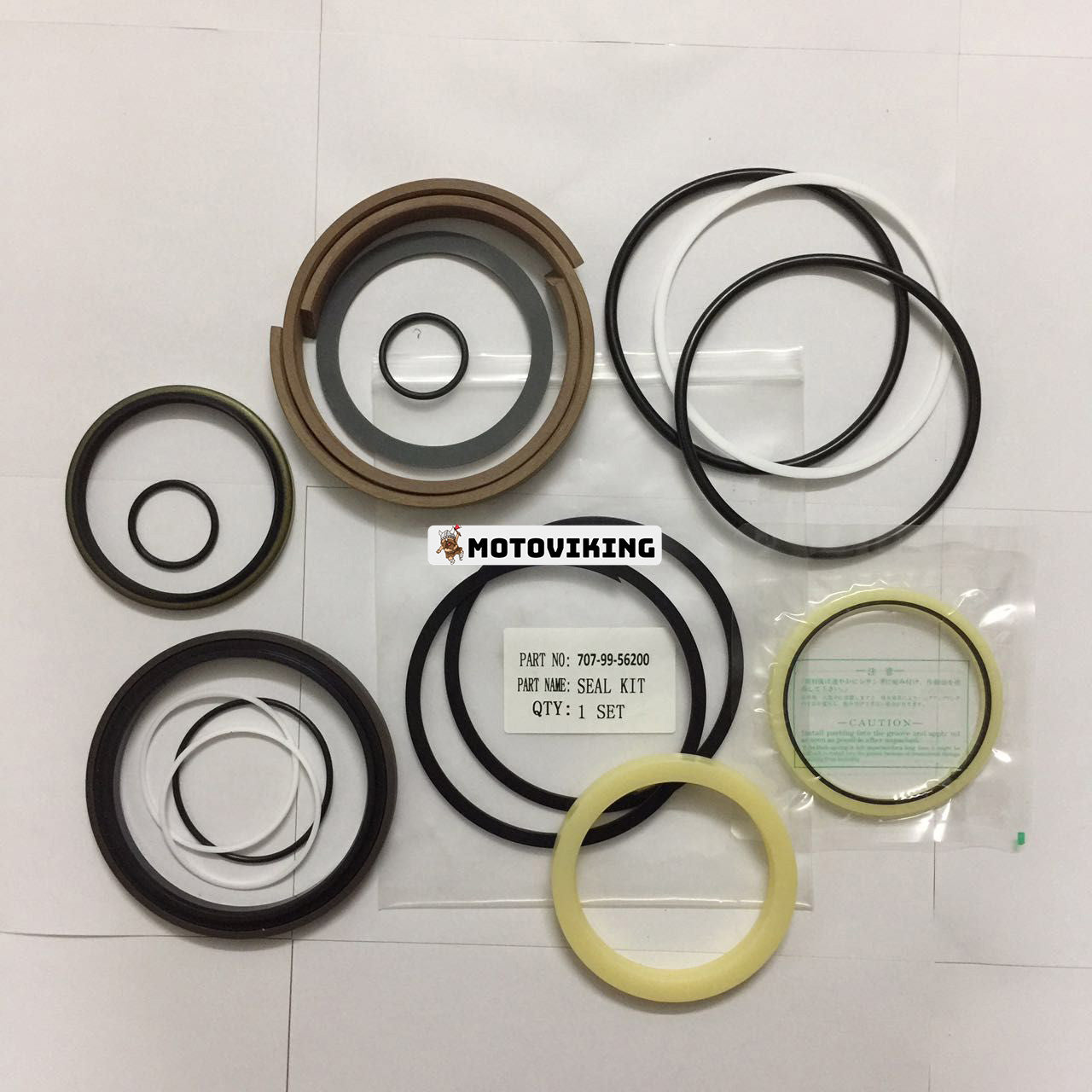 För Komatsu grävmaskin PC750-6 Bottendumpcylinder tätningssats 707-99-56200