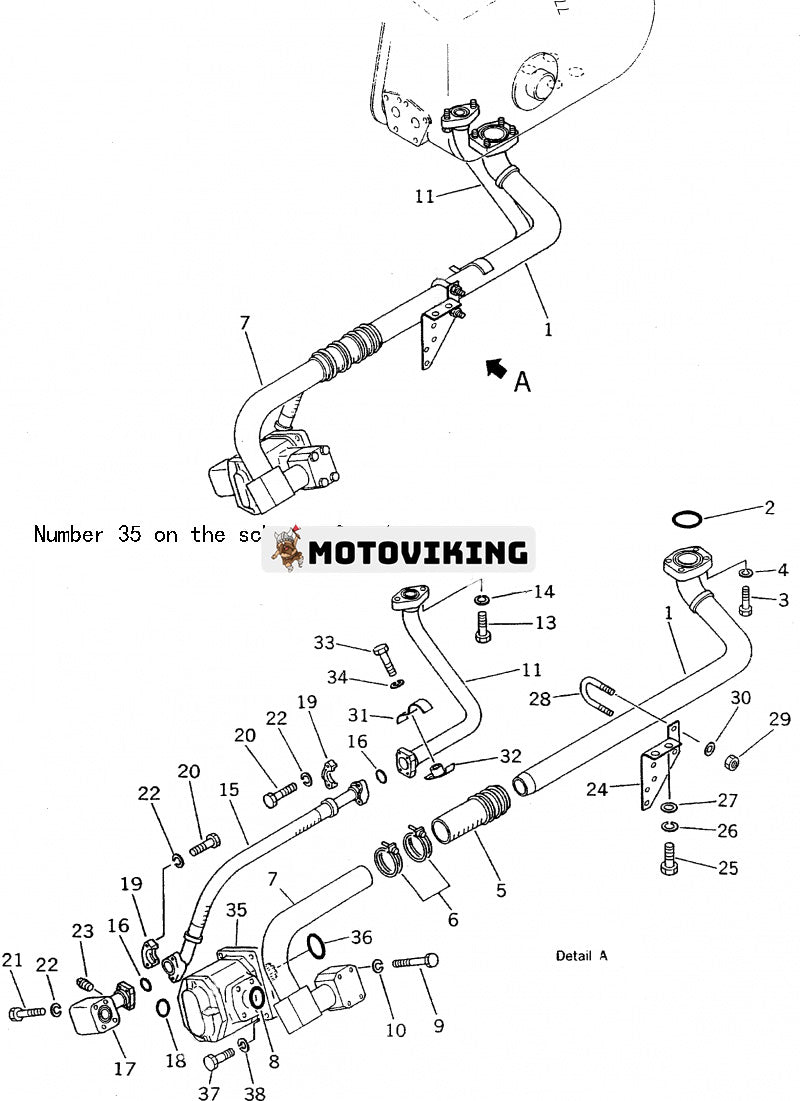 För Komatsu Bulldozer D57S-1 D57S-1B Hydraulpump 704-11-40100