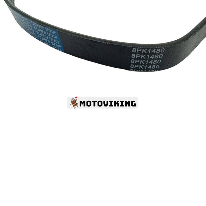 För Komatsu PC200-7 PC200LC-7 Fläktrem 8PK1480
