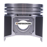 MotoViking Engine Piston Kit 129005-22080 129005-22900 3 enheter 1 set För Yanmar 3TNV88 Komastu 3D88E